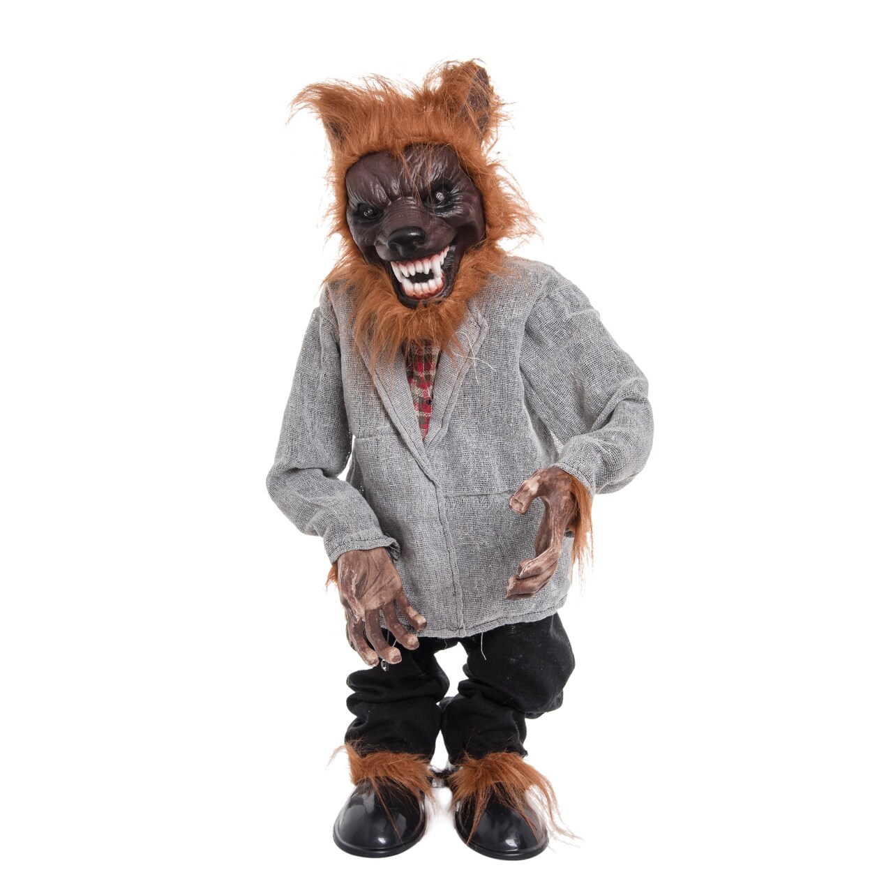 Sound & Motion Werewolf Figureure Halloween Fall Harvest Soft Figure Decor Decoration
